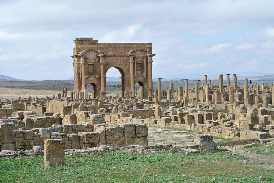 Arch of Trajan in Batna, Algeria