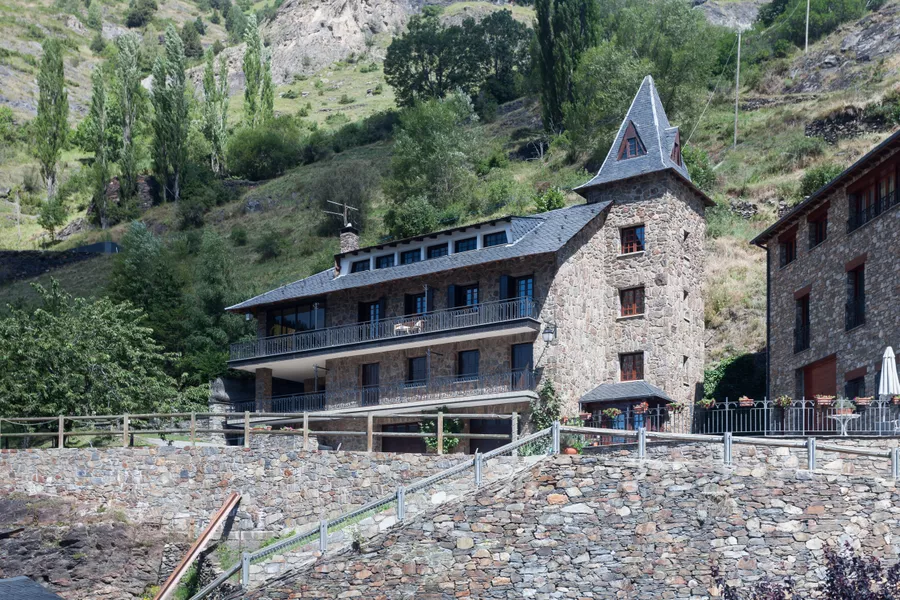 traditional house in Canillo, Andorra