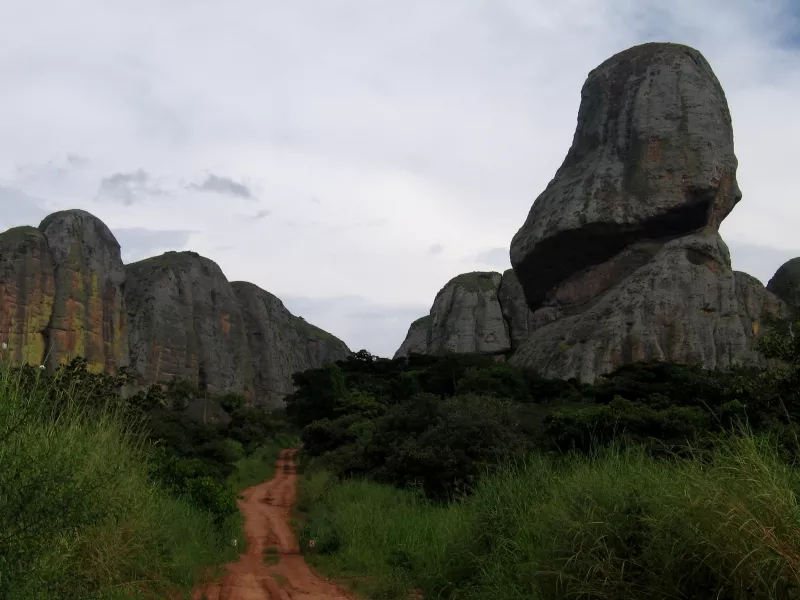 rock formations in Pungo Andongo, Angola