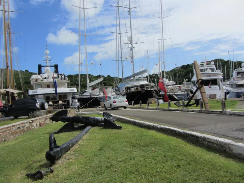 dockyard in English Harbor, Antigua and Barbuda