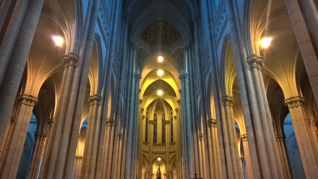 cathedral from inside in La Plata, Argentina