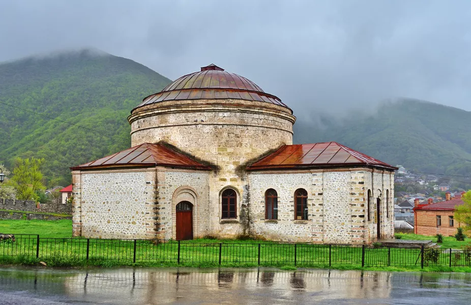Three Saints Church in Sheki, Azerbaijan