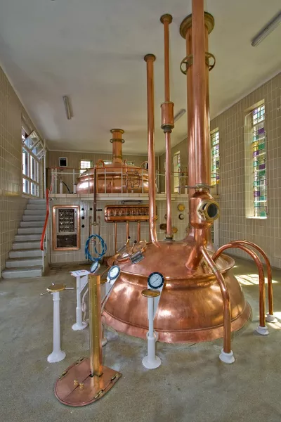 distillery in wine castle of Riemst, Belgium