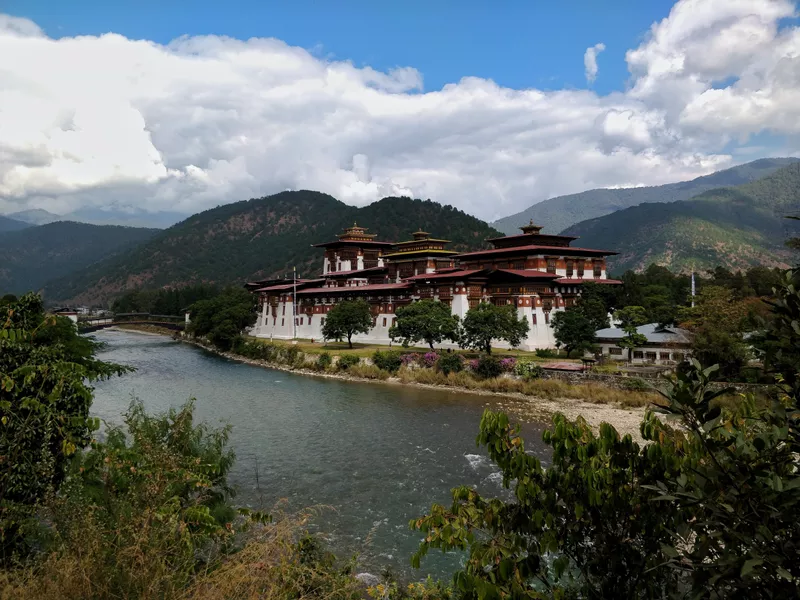 Punakha Dzong in Punakha, Bhutan