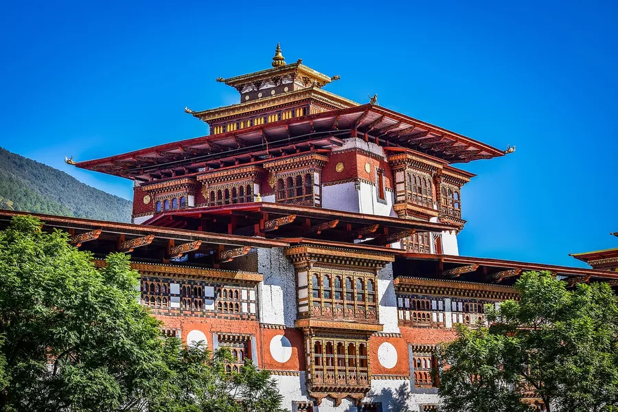 Dongkola Monastery in Bhutan