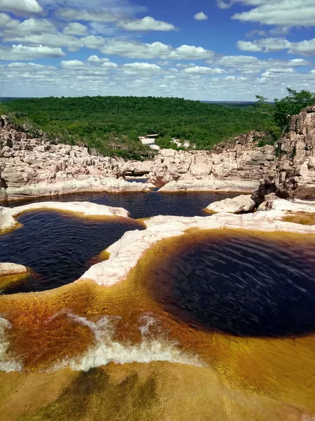 unusual natural formations in Chapada Diamantina,  Brazil