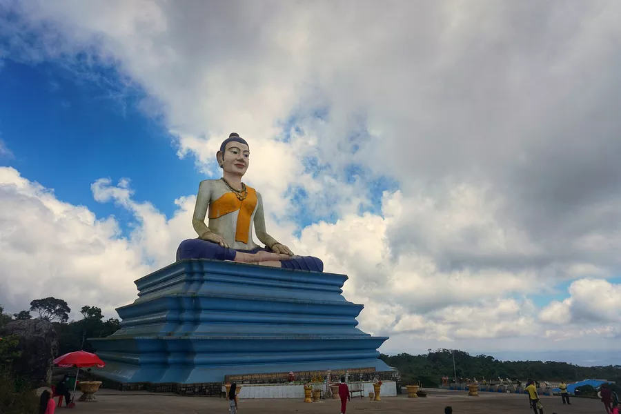 Buddha statue in Preah Monivong National Park ,Cambodia