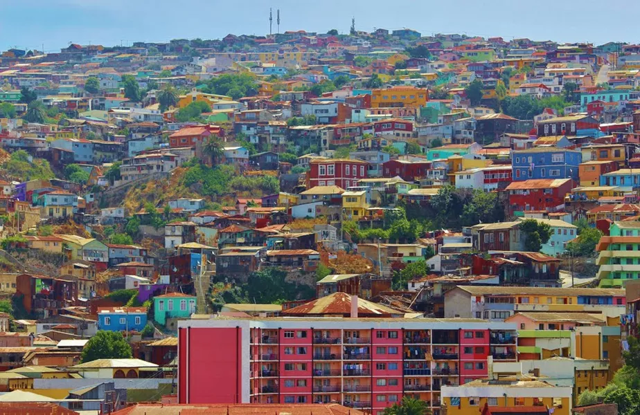 panoramic view of Valparaiso, Chile