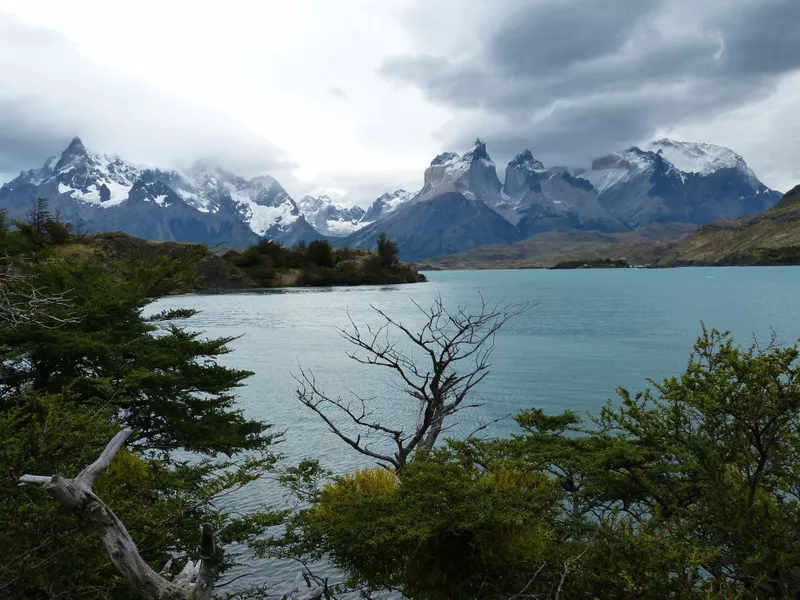 Grey Lake in Torres Del Paine, Chile