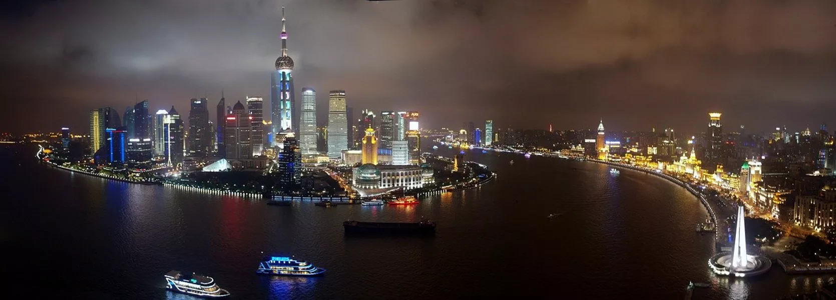Panoramic view of Shanghai China