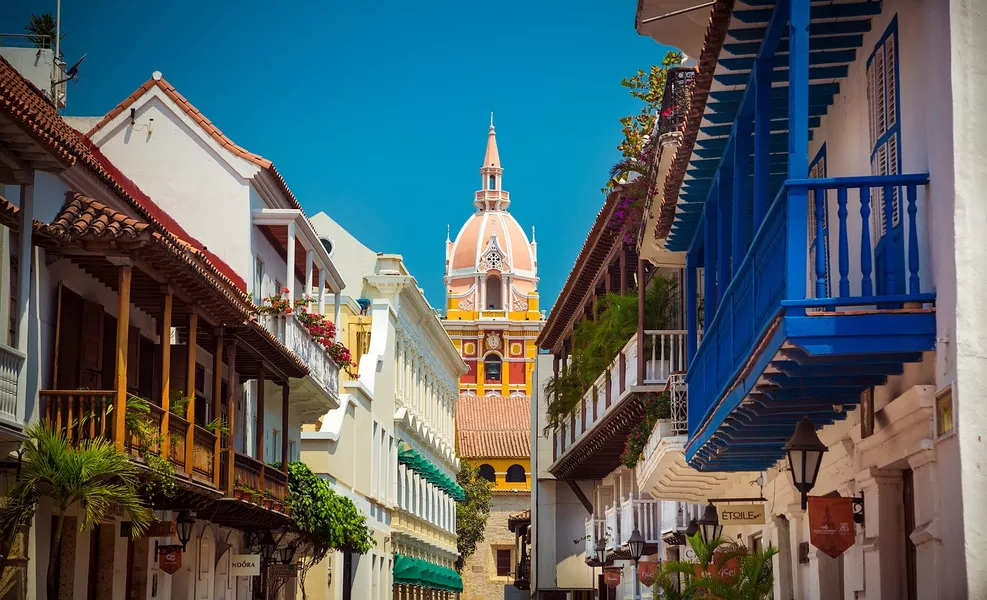 colonial architecture in Cartagena, Colombia