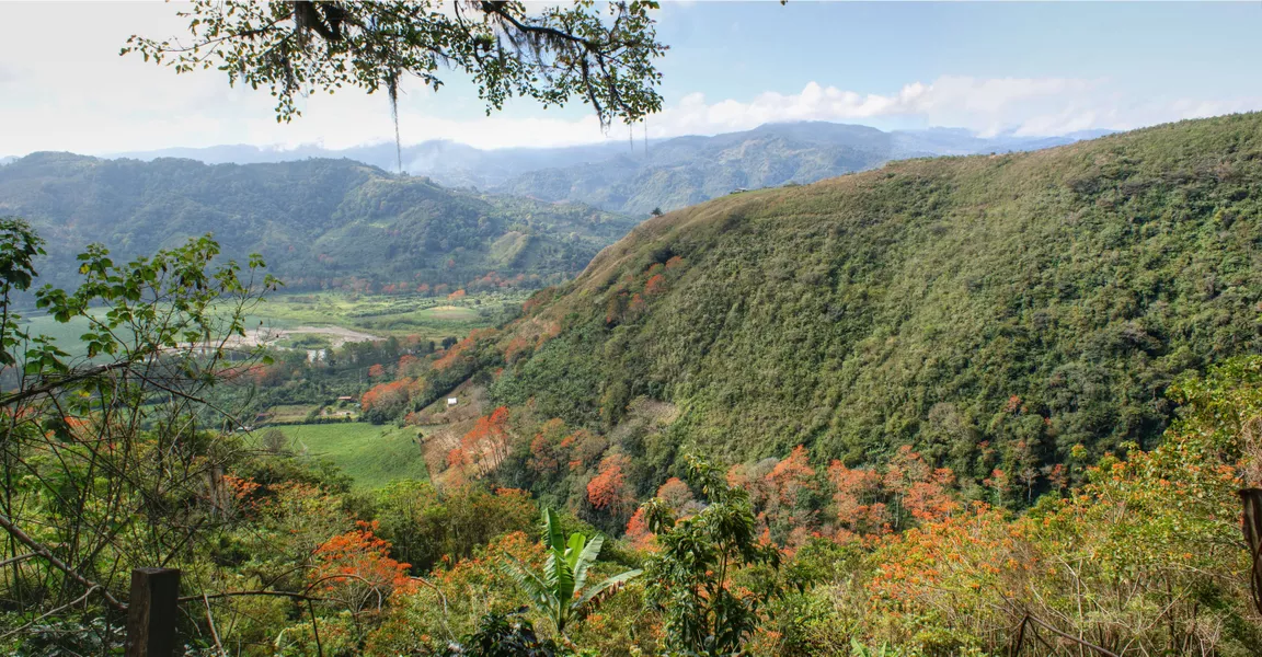 Landscape in Cartago, Costa Rica