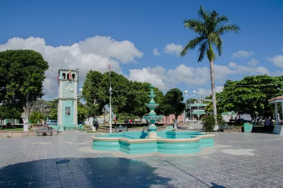 Central square in Corozal city