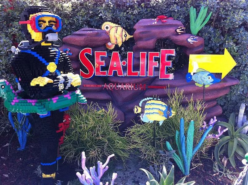 Sealife Aquarium in Legoland California