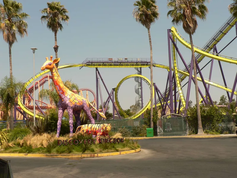 Six Flags Discovery Kingdom amusement park in California